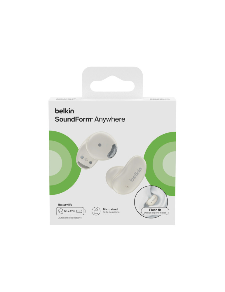 BELKIN Ecouteur TWS SoundForm Anywhere (Blanc) | DOTIRI