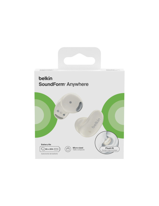 BELKIN Ecouteur TWS SoundForm Anywhere (Blanc) | DOTIRI