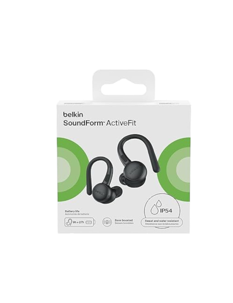 BELKIN Ecouteur TWS SoundForm ActiveFit (Noir) | DOTIRI