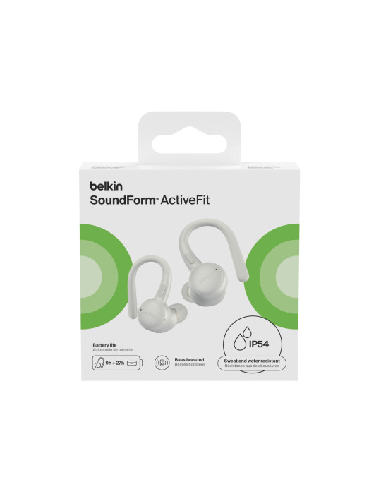 BELKIN Ecouteur TWS SoundForm ActiveFit (Blanc) | DOTIRI