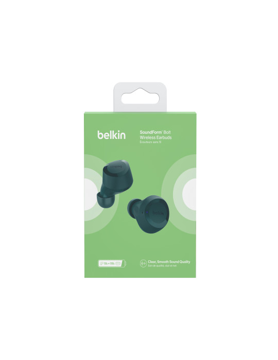 BELKIN Ecouteurs TWS SoundForm Bolt (Vert) | DOTIRI
