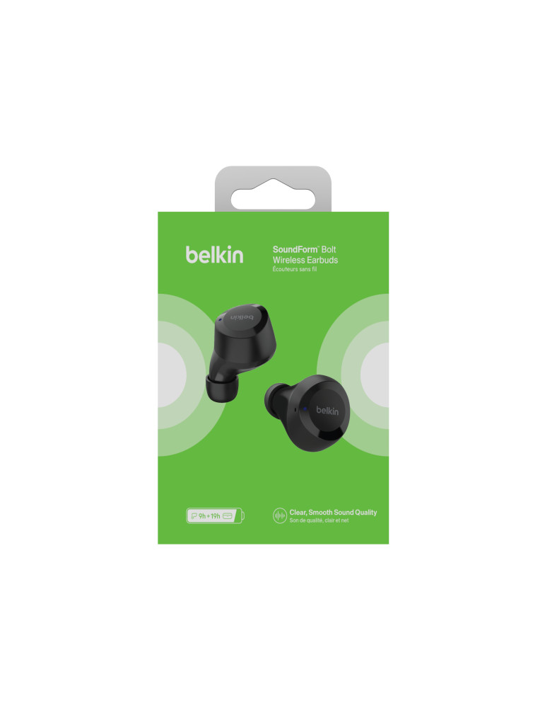 BELKIN Ecouteurs TWS SoundForm Bolt (Noir) | DOTIRI