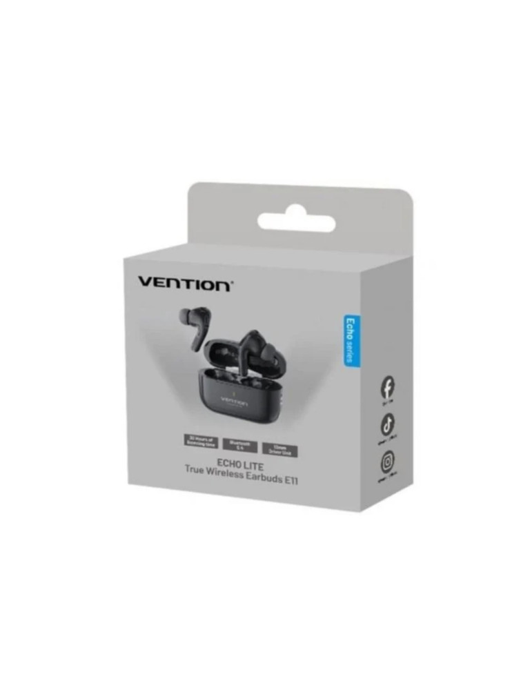 VENTION Ecouteur TWS ECHO LITE E11 Plus (Noir) | DOTIRI
