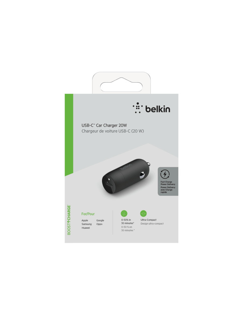 BELKIN Chargeur voiture USB-C (20W) | DOTIRI