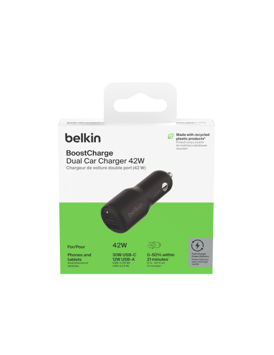 BELKIN Chargeur Voiture USB-C PD (42W) | DOTIRI