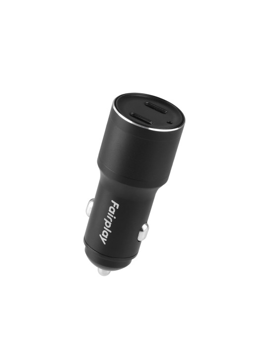 FAIRPLAY Pack Chargeur Voiture (60W) + Câble USB-C