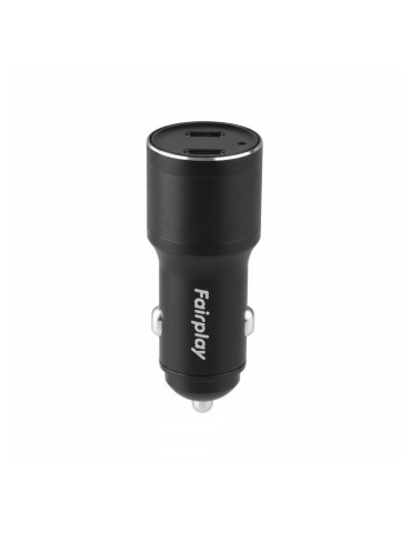 FAIRPLAY Chargeur Voiture (60W) (2 USB-C)