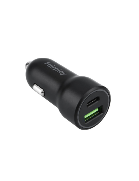 FAIRPLAY Chargeur Voiture (20W) 2USB (A+C) | DOTIRI