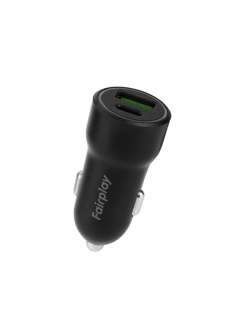 FAIRPLAY Chargeur Voiture (20W) 2USB (A+C) | DOTIRI
