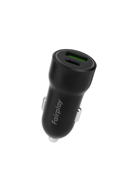 FAIRPLAY Chargeur Voiture (20W) 2USB (A+C) | DOTIRI