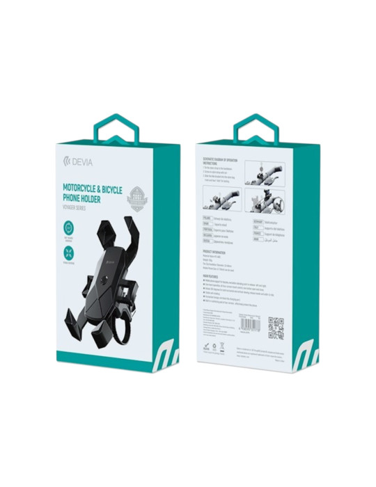 DEVIA Voyager Serie Support Moto/Vélo (Noir) | DOTIRI