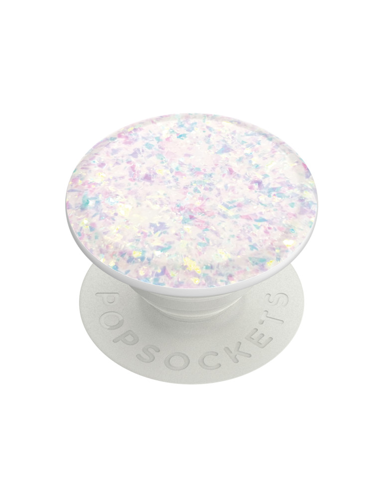 POPSOCKET PopGrip Iridescent Confetti Blanc | DOTIRI