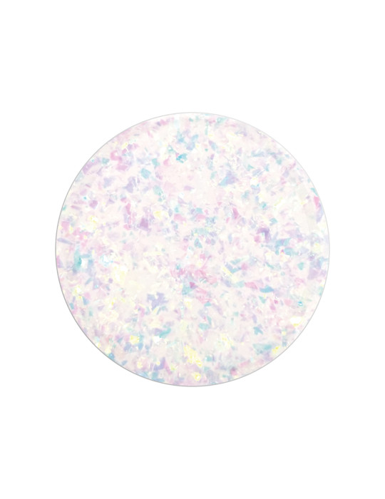 POPSOCKET PopGrip Iridescent Confetti Blanc | DOTIRI