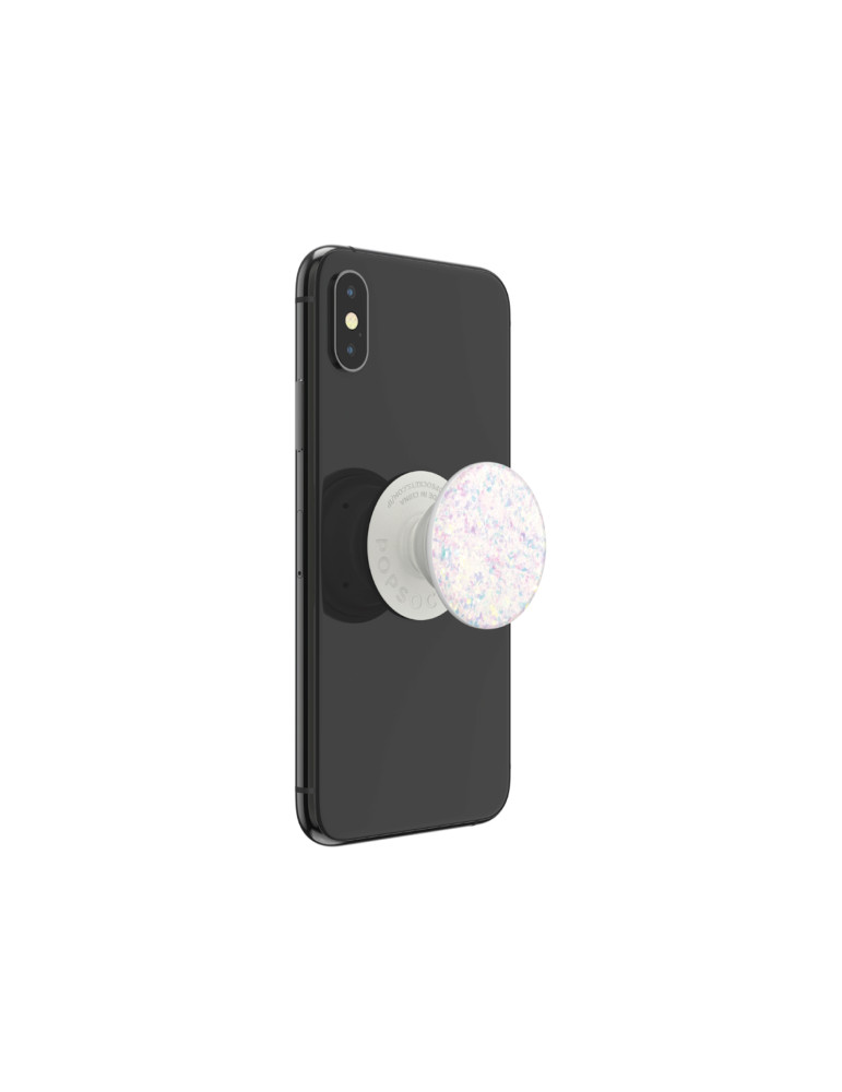 POPSOCKET PopGrip Iridescent Confetti Blanc | DOTIRI