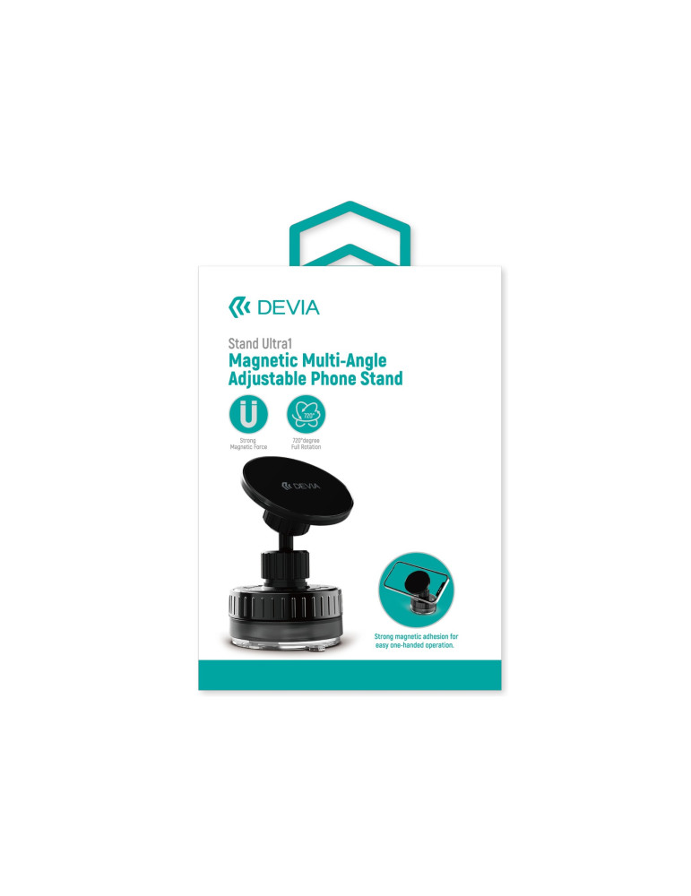 DEVIA Stand Ultra1 Support Magnétique Réglable (Noir)