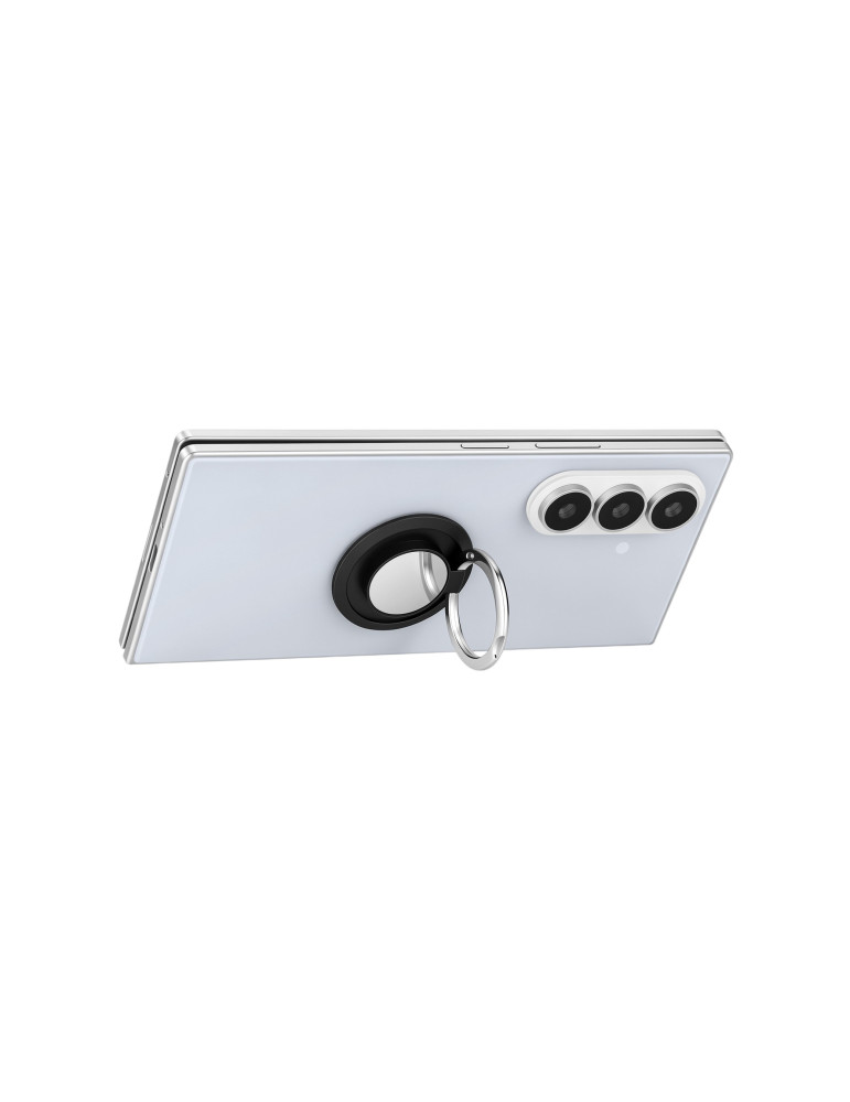 Support Téléphone Anneau (Zinc/ABS) (Noir)