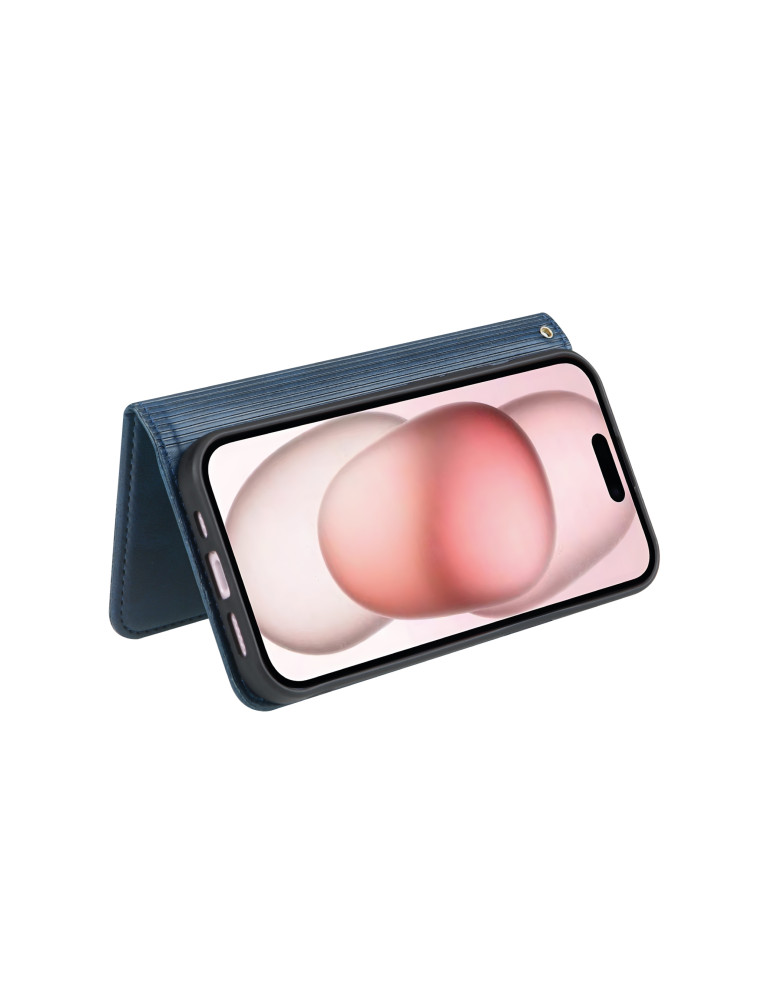 COVERME Etui Wallet iPhone 16e/17e (Bleu) | DOTIRI