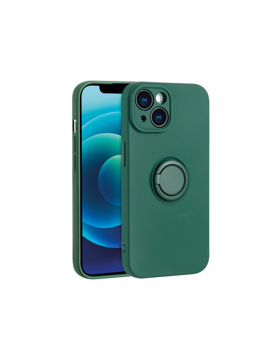 Coque Finger Grip iPhone 16e (Vert Militaire) | DOTIRI