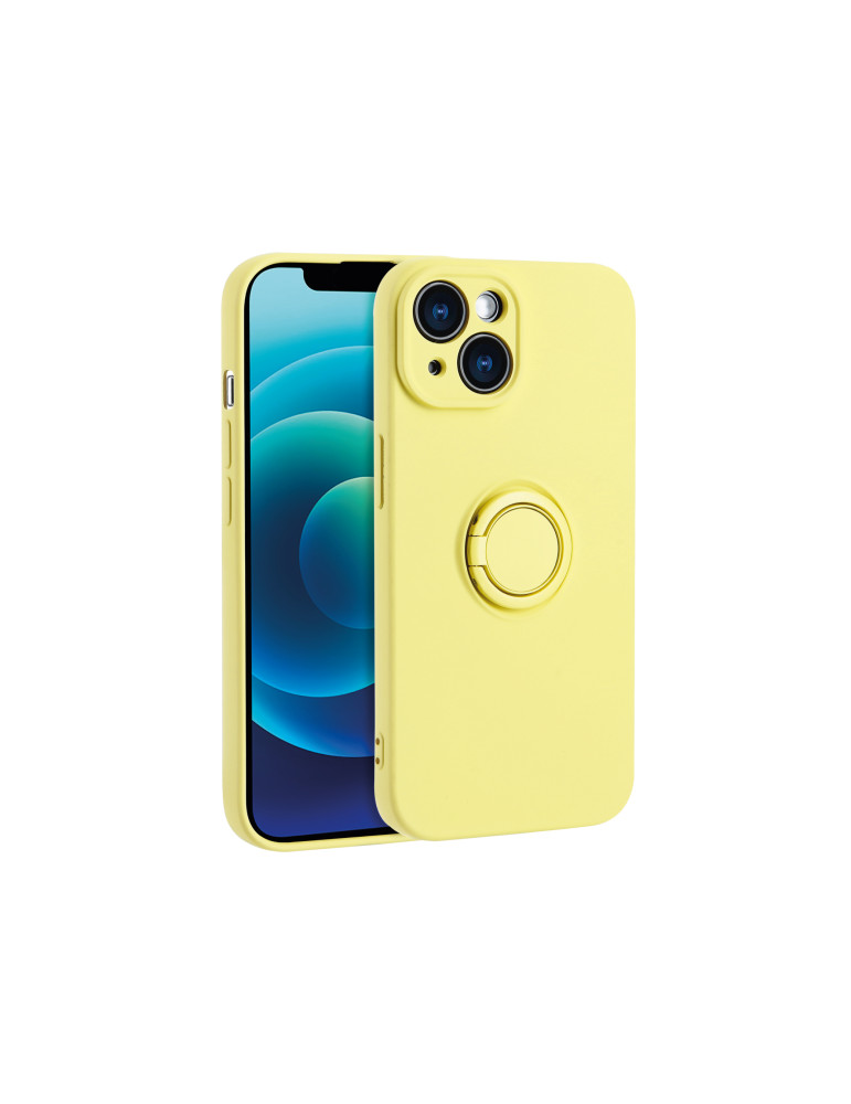 Coque Finger Grip iPhone 16e (Jaune) | DOTIRI