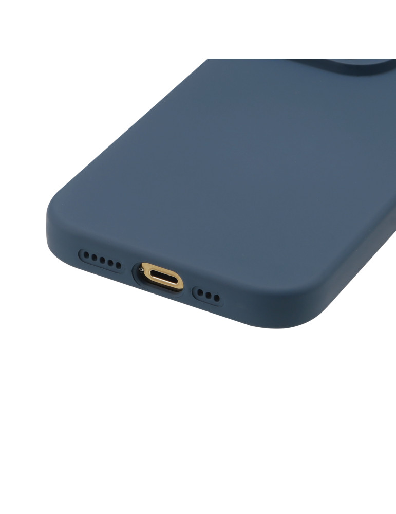 Coque Silicone iPhone 16e/17e (Bleu Nuit) | DOTIRI