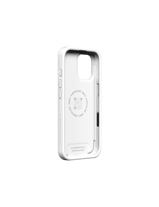 RHINOSHIELD Coque SolidX MagSafe iPhone 16 (Blanc)
