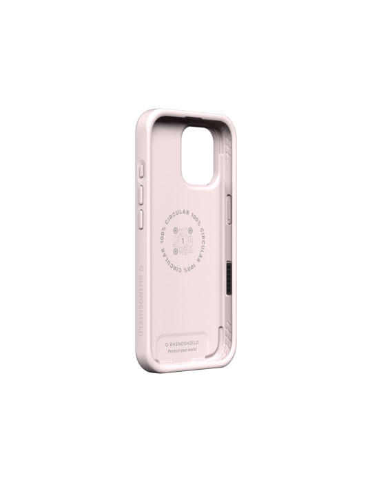 RHINOSHIELD Coque SolidX iPhone 16 (Rose Sorbet) | DOTIRI