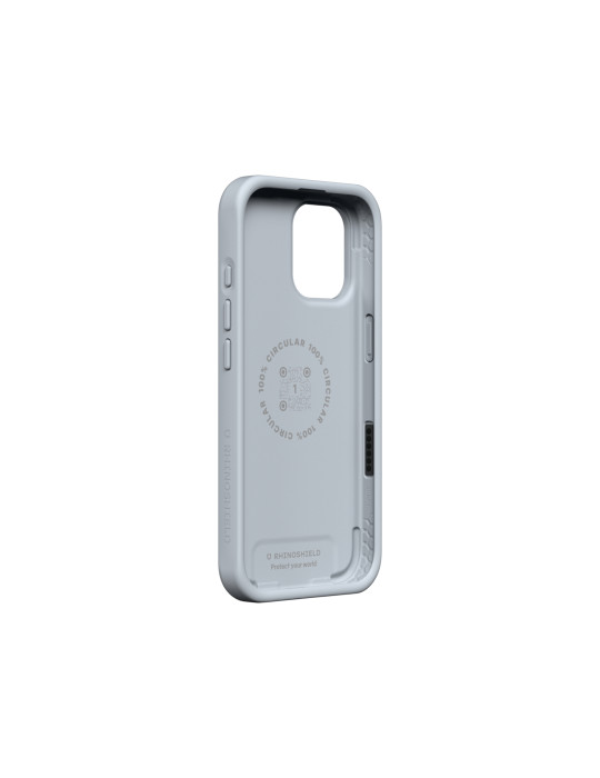 RHINOSHIELD Coque SolidX iPhone 16 (Gris Argent) | DOTIRI