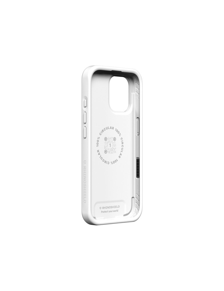 RHINOSHIELD Coque SolidX iPhone 16 (Blanc) | DOTIRI