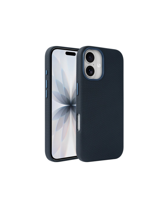 COVERME Coque CANVAS MagSafe iPhone 16 (Bleu Marine)