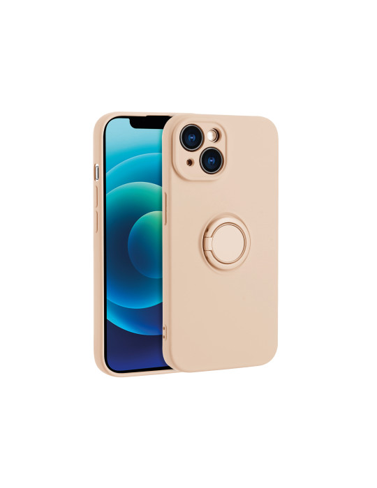 Coque Finger Grip iPhone 16 (Saumon) | DOTIRI
