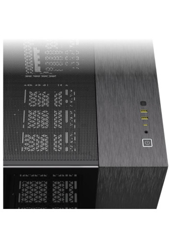 CORSAIR 2500X mATX PC Case, Black/Obsidian