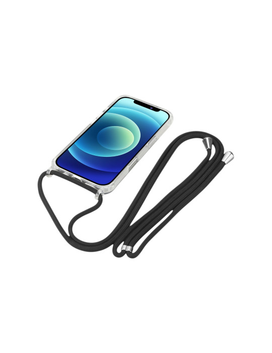 COVERME Coque Miroir iPhone 16 Plus (Cordon Noir) | DOTIRI