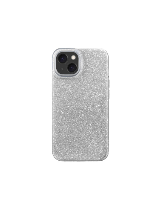 Coque Glitter iPhone 16 Plus (Argent) | DOTIRI