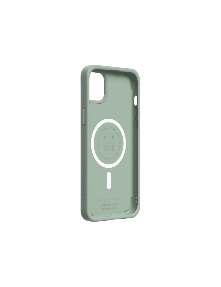 RHINOSHIELD Coque SolidX MagSafe iPhone 15 (Vert Sauge)