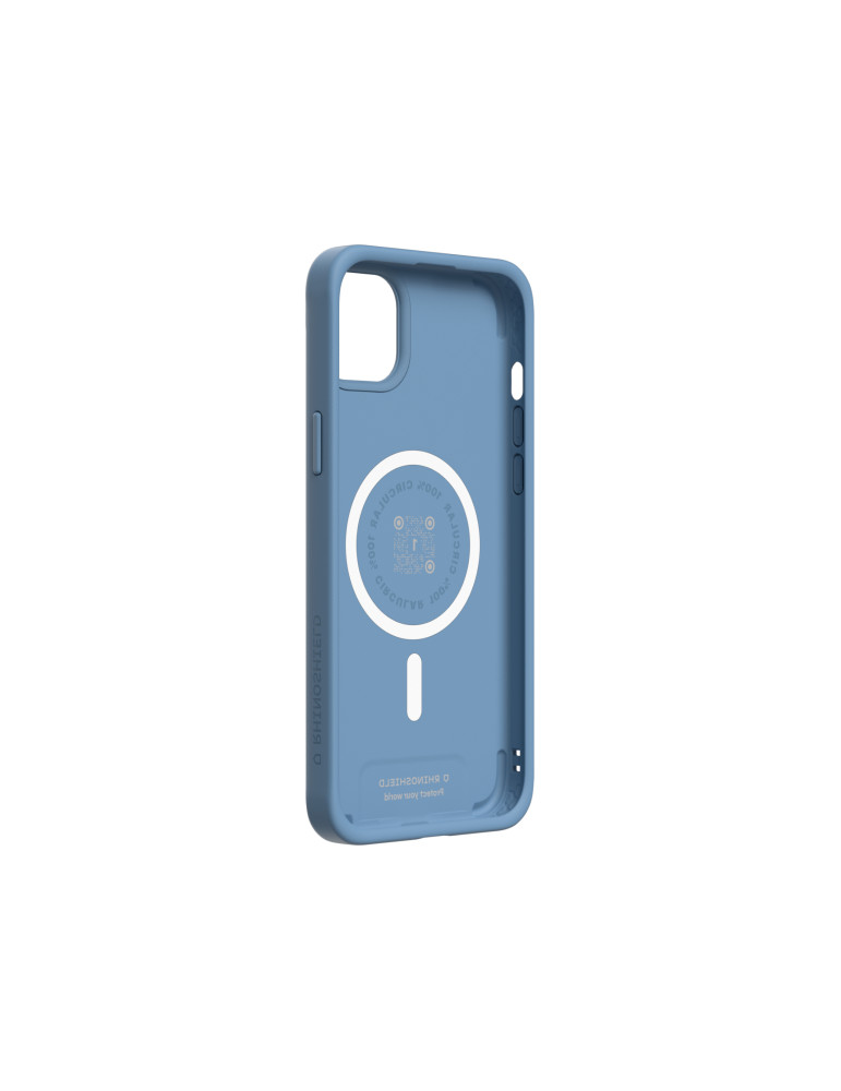 RHINOSHIELD Coque SolidX MagSafe iPhone 15 (Bleu Marée)