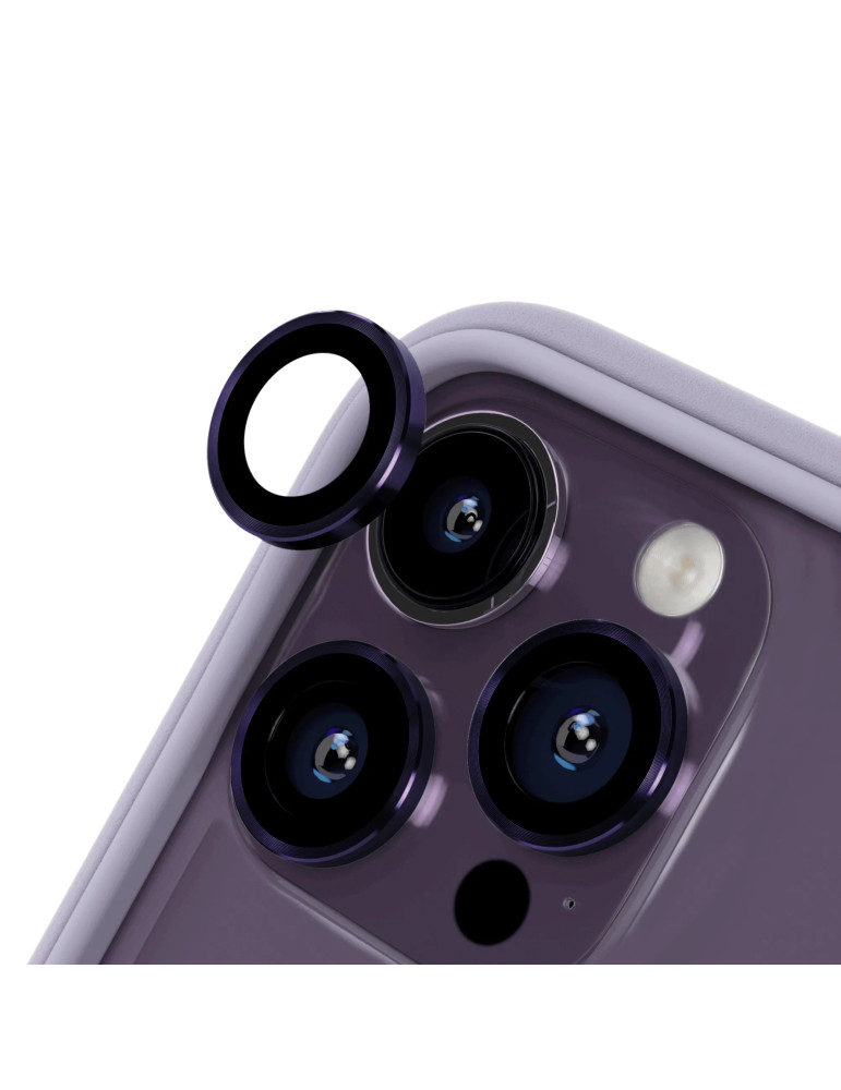 RHINOSHIELD Protection Caméra iPhone 14 Pro/14 Pro Max (Violet)
