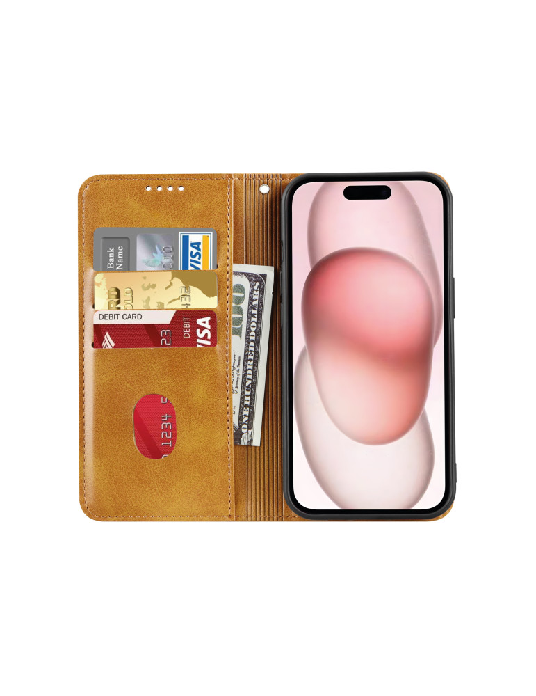 COVERME Etui Wallet iPhone 11 (Marron) | DOTIRI
