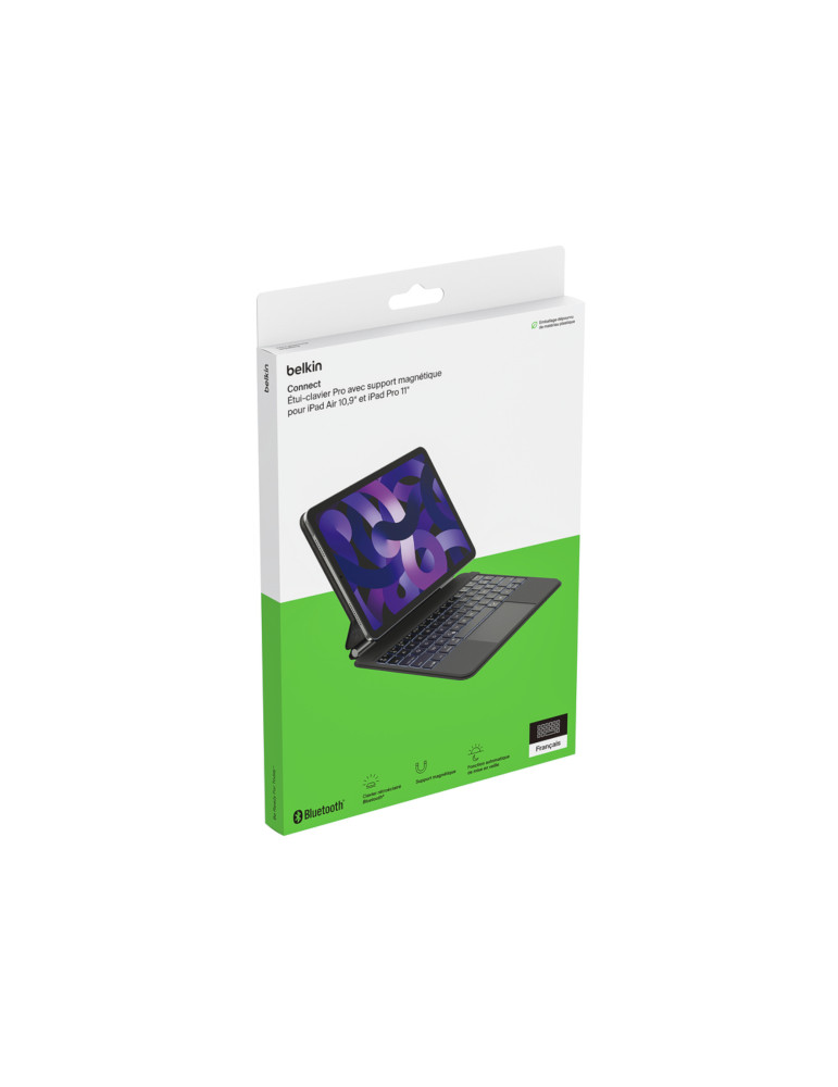 BELKIN Coque Magnétique Clavier Folio iPad Pro 13" M4 (AZERTY)
