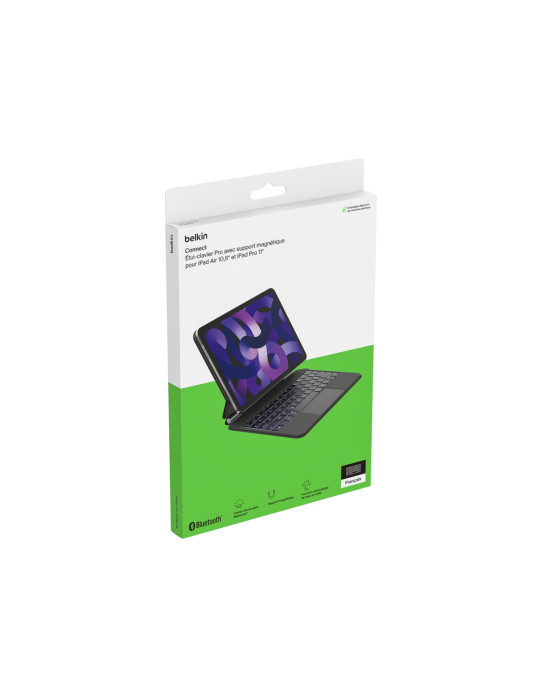 BELKIN Coque Magnétique Clavier Folio iPad Pro 11" M4 (AZERTY)