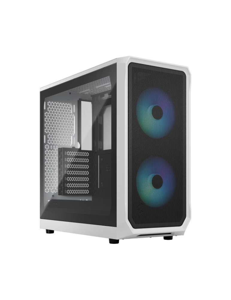 Fractal Design Focus 2 RGB White TG Clear Tint | DOTIRI