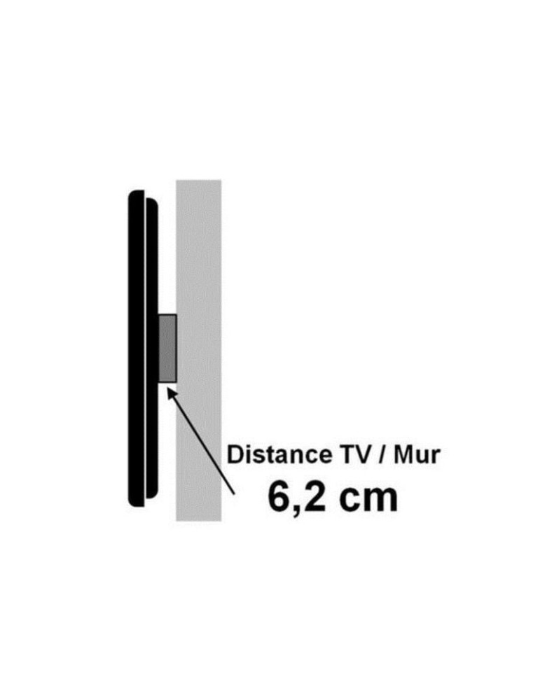 KIMEX Support Mural Inclinable pour Ecran TV 23'' | DOTIRI