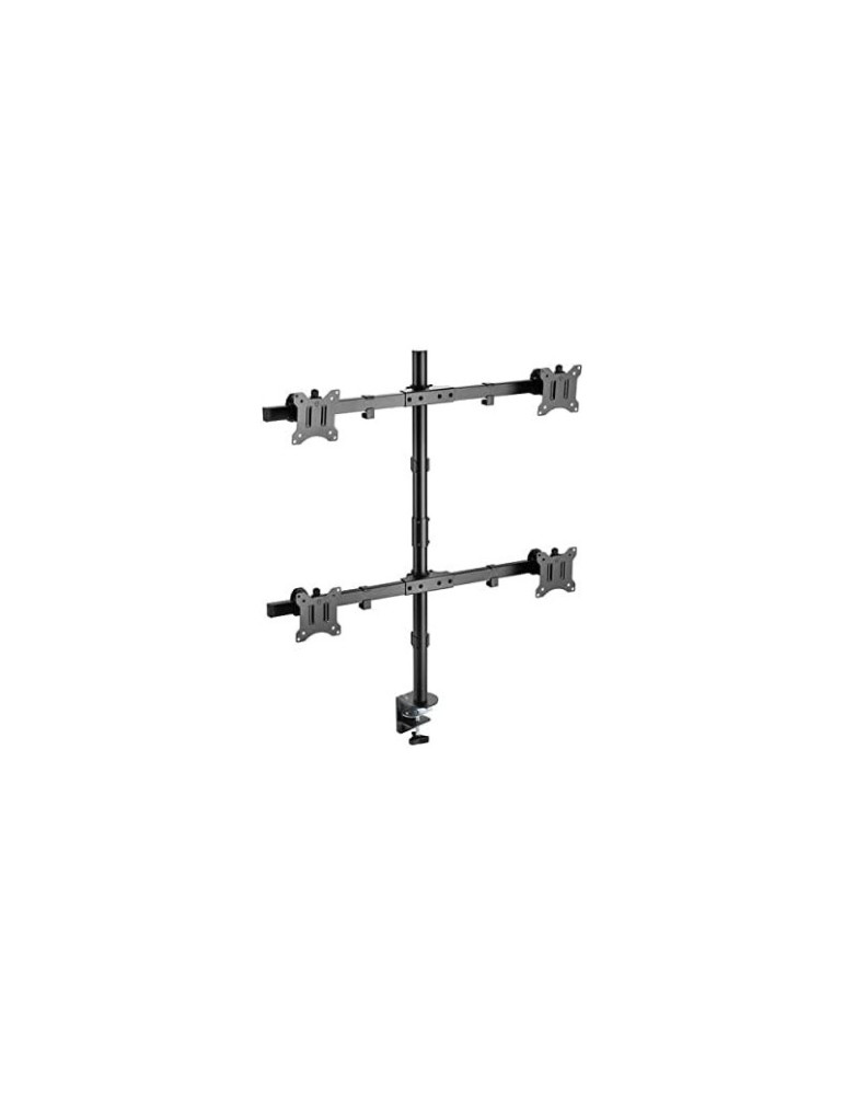 KIMEX Support de Bureau A Pincer pour 4 Ecrans | DOTIRI