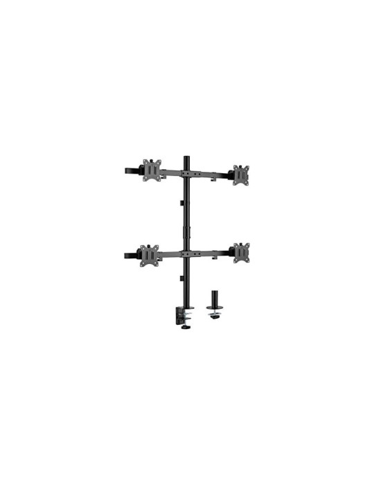 KIMEX Support de Bureau A Pincer pour 4 Ecrans | DOTIRI