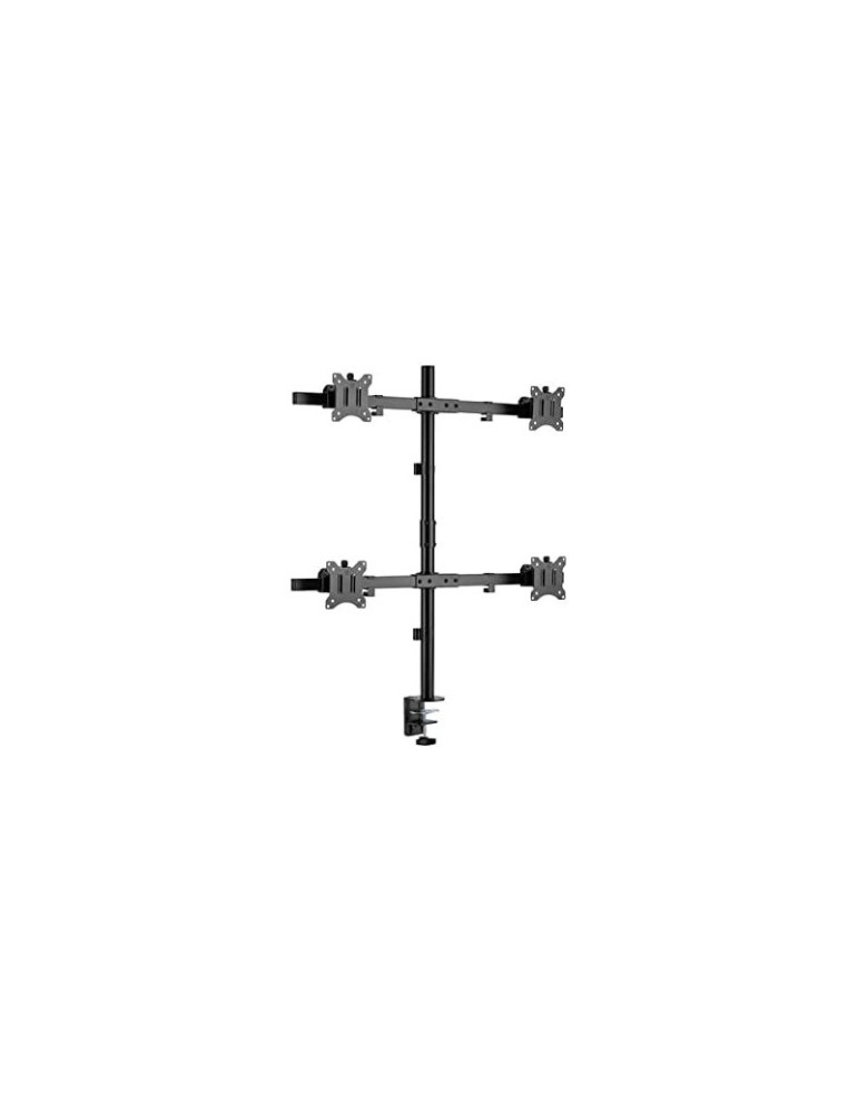 KIMEX Support de Bureau A Pincer pour 4 Ecrans | DOTIRI