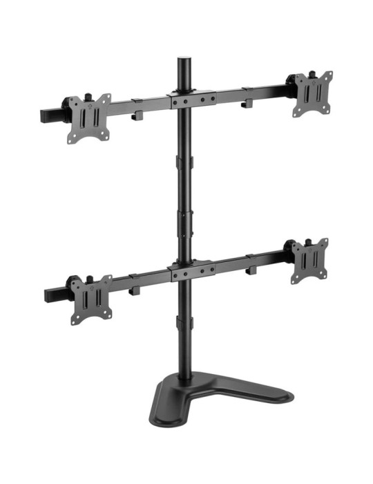 KIMEX Support de Bureau Sur Pied pour 4 Ecrans | DOTIRI