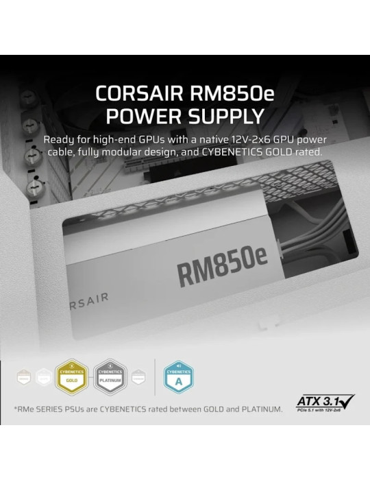 CORSAIR RMe White Series, RM850e White, 850 | DOTIRI