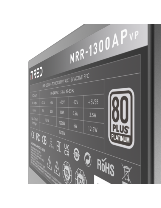 M.RED MRR-1300AP VP2  - 1300AP - 80 Plus Platinum | DOTIRI