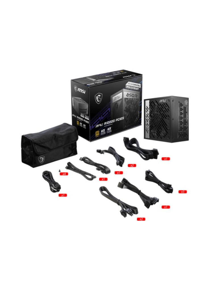 MSI MPG A1000G PCIE5 - ATX 3.0 - 80+ Gold o | DOTIRI