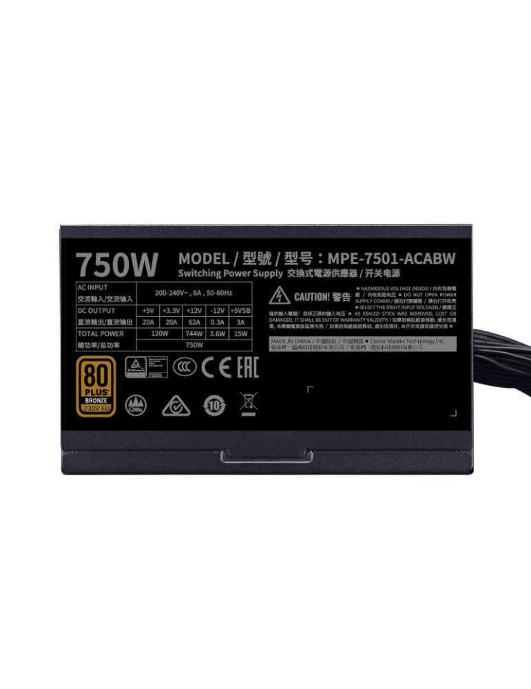 COOLER MASTER MWE 750W V2 | DOTIRI