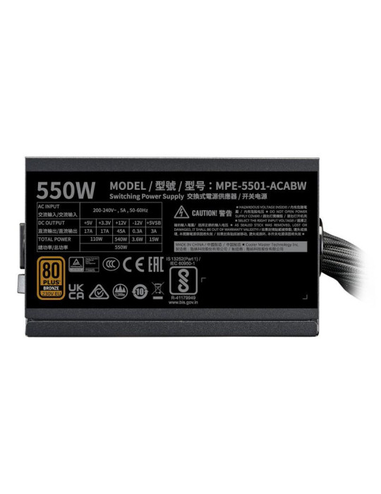 COOLER MASTER MWE 550W V3 ATX 3.1 | DOTIRI